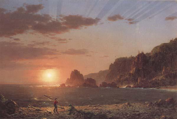 Frederic E.Church Grand Manan Island,Bay of Fundy Spain oil painting art